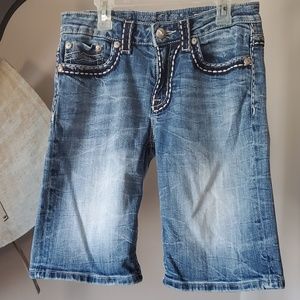 Women's sz26 MissMe boyfriend bermuda